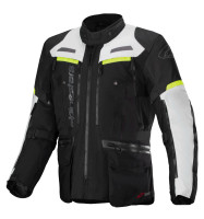 Bunda BOGOTA PRO DRYSTAR, ALPINESTARS (černá/šedá/žlutá fluo) 2026