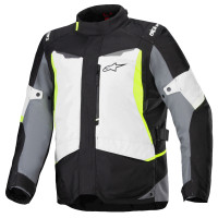 Bunda ST-1 WATERPROOF, ALPINESTARS (světle šedá/černá/žlutá fluo) 2026