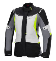 Bunda STELLA ST-1 WATERPROOF, ALPINESTARS (světle šedá/černá/žlutá fluo) 2026