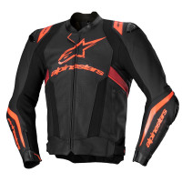 Bunda MISSILE 3 IGNITION, ALPINESTARS (černá/červená fluo/tmavě červená) 2026