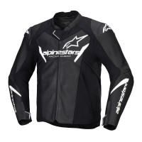 Bunda FASTER 3, ALPINESTARS (černá/bílá) 2026