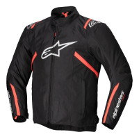 Bunda T-SPS 2 WATERPROOF, ALPINESTARS (černá/bílá/červená fluo) 2026
