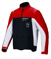 Bunda LITE-DURA SOFTSHELL, ALPINESTARS (černá/červená/bílá) 2026
