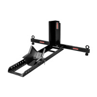 BIKETEC UNIVERZÁLNÍ STOJAN S RAMENOVÝM DRŽÁKEM PŘEDNÍHO KOLA S KOLÍBKOU PRO PŘEPRAVU MOTOCYKLU, ČERNÁ