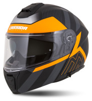 Přilba Modulo 2.1 Profile, CASSIDA (černá matná/šedá/oranžová, plexi s přípravou pro Pinlock) 2026