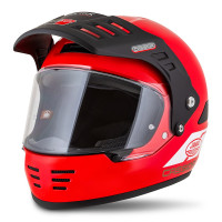 Přilba FormX Jawa RotaX, CASSIDA (červená/bílá/zlatá/černý matný kšilt) 2026