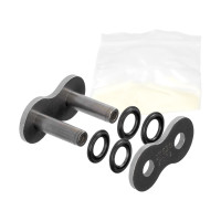 Spojka řetězu 520X1R, JT CHAINS (barva černá, nýtovací, typ RIVET)