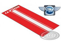 Koberec pod moto 80x250cm DUCATI STRIPE SUPERBIKE 303