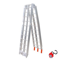 Hliníková rampa Biketec pro moto/ATV 226 X 30,5 CM, max. 340kg, stříbrná