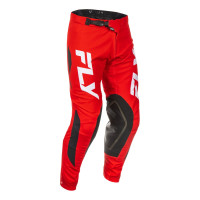 Kalhoty EVOLUTION, FLY RACING - USA 2025 (červená/bílá/černá)