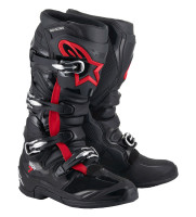 Boty TECH 7, ALPINESTARS (černá/červená fluo) 2026