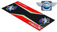 Koberec pod moto 80x250cm MV AGUSTA černo/červený 1101