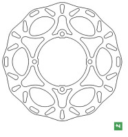 Brzdový kotouč plovoucí (průměr 270 mm), NEWFREN