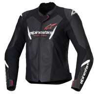 Bunda STELLA FASTER 3, ALPINESTARS (černá/bílá/červená fluo) 2026