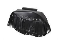 Kožené brašny na motorku TXR DS9D s třásněmi