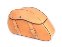 Kožené brašny na motorku TXR DS50A hnědé 