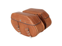 Kožené brašny na motorku TXR DS7A hnědé
