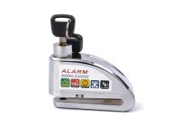 Zámek na motorku s alarmem 110dB TXR chrom