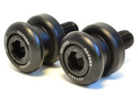 Rolny - adaptéry kyvné vidlice pro osazení zadního stojanu, OXFORD (šroub M10, závit 1,5, alu slitina, černé)