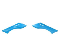 Spoilery chladiče SURRON, RTECH (světle modré, pár)