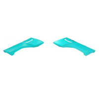 Spoilery chladiče SURRON, RTECH (zelené, pár)