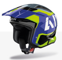 Přilba TRR 2 Jupiter, AIROH (modrá/žlutá lesklá) 2026