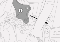 Kit pro montáž horního padacího rámu Kappa bez spodních rámů 