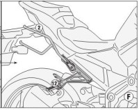 TR4118K nosič bočních brašen KAWASAKI Z 900 (20-24)