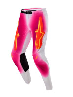 Kalhoty SUPERTECH limitovaná edice MIG, ALPINESTARS (růžová fluo/bílá/oranžová) 2025
