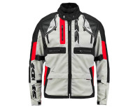 Bunda CROSSMASTER, SPIDI (černá/šedá/červená)