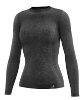 Funkční triko s dlouhým rukávem K-DRY, dámské TECSO (tmavě šedá)