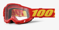 ACCURI 2, 100% brýle červené, čiré plexi, dětské